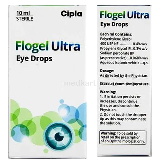flogel ultra eye drops 10 ml